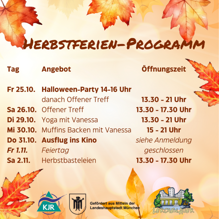 Halloween & Ferienprogramm