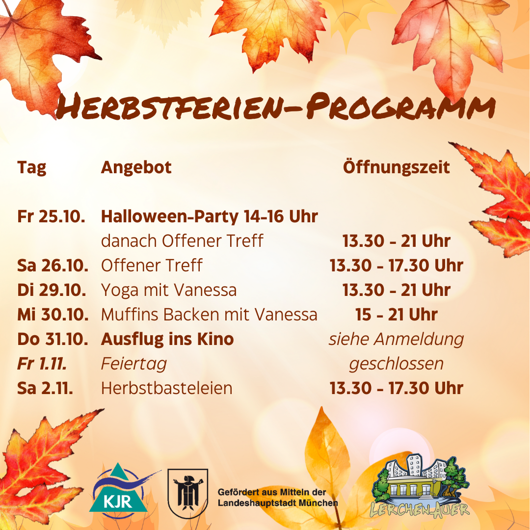 Mehr über den Artikel erfahren Halloween & Ferienprogramm